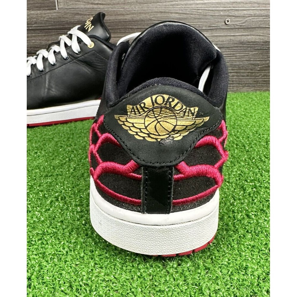 Nike Air Jordan 1 Centre Court Black Hibiscus Pink Sneakers DQ8577-001‎ Size 9.5 - Picture 5 of 12